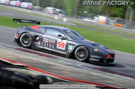 2008-04-26 Monza 0277 Le Mans Series - Garcia-Enge - Aston Martin DBR9